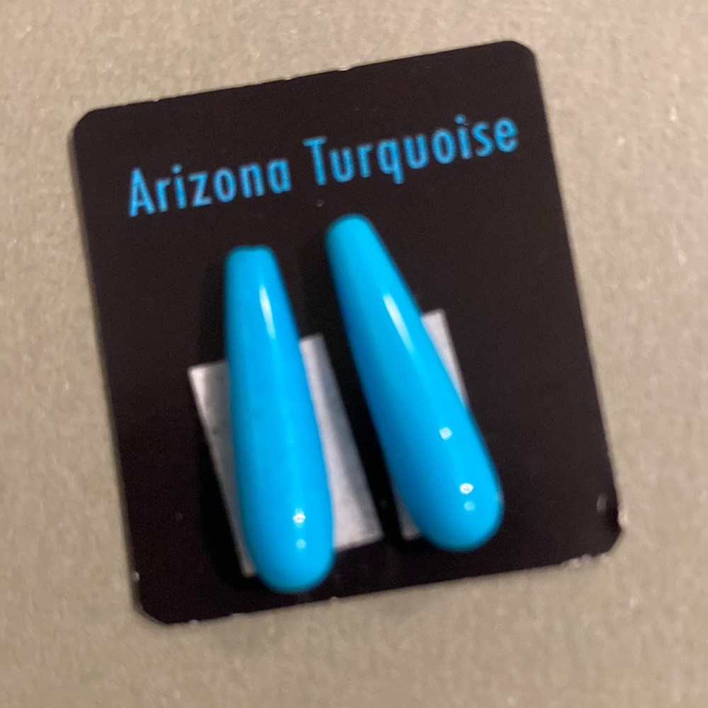 Turquoise Drop Beads